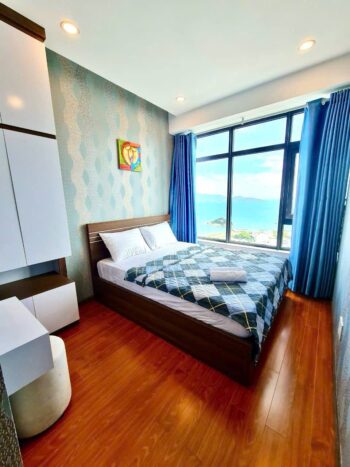 Cho thuê căn hộ Mường Thanh Viễn Triều tòa OC2B 2 phòng ngủ tầng cao View Biển Tuyệt Đẹp, Nội Thất Cao Cấp. - Hình ảnh 3