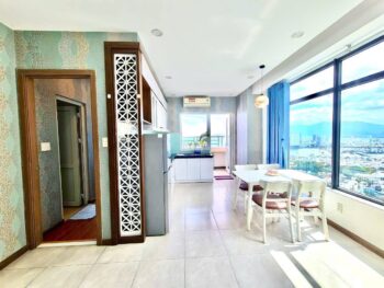Cho thuê căn hộ Mường Thanh Viễn Triều tòa OC2B 2 phòng ngủ tầng cao View Biển Tuyệt Đẹp, Nội Thất Cao Cấp. - Hình ảnh 5